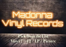 Madonna vinyl records for sale  ROMFORD