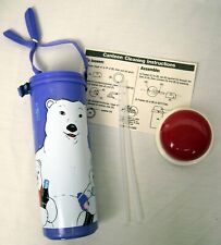 Garrafa de água vintage 1995 Coca-Cola Polar Bears 28 oz cantina por Zak Designs, usado comprar usado  Enviando para Brazil