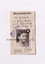 Alter fahrschein monatskarte gebraucht kaufen  Berlin