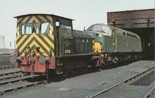 Cartão postal classe 40 locomotiva diesel D305 classe 05 D2569 Wigan 1967 não usado comprar usado  Enviando para Brazil