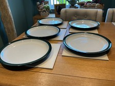 DENBY GREENWICH 5 X TALERZE OBIADOWE KAMIONKA ZASTAWA STOŁOWA na sprzedaż  Wysyłka do Poland