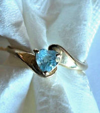 10k gold aquamarine for sale  Bend