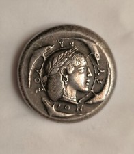 Decadramma demareteion siracus usato  Butera