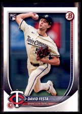Lote de 5 cartas 2025 Bowman Paper David Festa Minnesota Twins RC #54 comprar usado  Enviando para Brazil