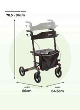 Comet rollator foldable for sale  BIRMINGHAM