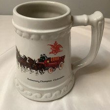 Vintage Budweiser Clydesdales Cavalos Cerveja Stein Tankard Rio Negrinho Brasil comprar usado  Enviando para Brazil