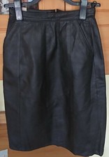 Lederrock schwarz schwarzer gebraucht kaufen  Sankt Augustin