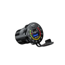 Usado, Soquete carregador motocicleta carregamento rápido duplo USB tipo-C QC 3.0 com voltímetro comprar usado  Enviando para Brazil