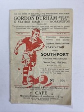 Workington southport 25th for sale  DUNDEE