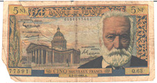 Billet francs victor d'occasion  Olonzac