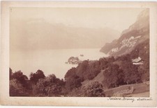 SZWAJCARIA- Jezioro Brienz ca. 1895- FORMAT 17 x 11,5 cm na sprzedaż  PL