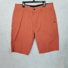 Bermuda de golfe VOLCOM Corpo Class masculina leve jeans laranja tamanho 33 comprar usado  Enviando para Brazil