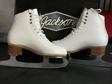 Patins de gelo femininos Jackson Free Style DJ2070 tamanho 7 M branco EUA, usado comprar usado  Enviando para Brazil