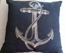 Anchor throw pillow for sale  Bloomington
