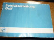 Golf betriebsanleitung 1985 gebraucht kaufen  Vilshofen an der Donau