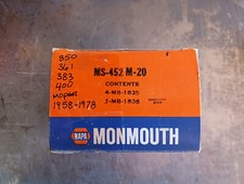 383-400 Mopar B Eng. Rolamentos principais 1958-1978 Monmouth/Federal Mogul MS 452 M-20 comprar usado  Enviando para Brazil
