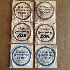 Usado, Cordas de guitarra acústica e fósforo caixa aberta sortidas D'Addario bronze comprar usado  Enviando para Brazil