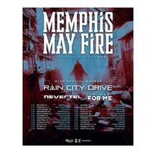 Usado, Pôster Memphis May Fire 2025 – The Shapeshifter Tour Parte II comprar usado  Enviando para Brazil