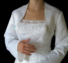 Brautjacke jacke weiß gebraucht kaufen  Köln
