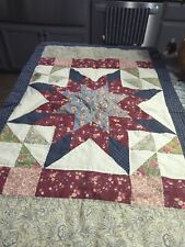 Quilted patchwork pillow for sale  Springville