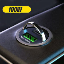 Usado, Mini carregador de carro USB 100W tipo C QC 3.0 carregamento rápido adaptador carregador de telefone de carro comprar usado  Enviando para Brazil