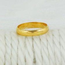 Anel de ouro 22k com marca registrada, joias feitas à mão, indiano, presente, peso leve, OS3603 comprar usado  Enviando para Brazil