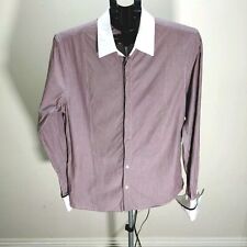 Mens burgundy white for sale  BARNSTAPLE
