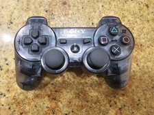 Rate Official DualShock3 PS3 cinza ardósia (claro/translúcido) cinza fumaça comprar usado  Enviando para Brazil