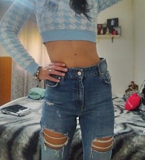 Jeans donna vita usato  Torrenova