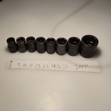 Soquete de impacto Snap-On métrico 3/8" unidade de flanco 9,10,11,12,12,14,16,21mm IMFM comprar usado  Enviando para Brazil