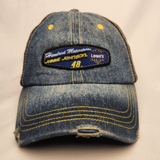 Chapéu Lowes Jimmie Johnson #48 nascar Snapback Cap com malha traseira denim frontal comprar usado  Enviando para Brazil