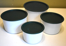 4 Vasilhas Tupperware One-Touch Vintage - 2707A-4, 2708A-3, 2709A-2, 2710A-3 comprar usado  Enviando para Brazil