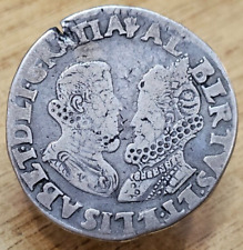 1599 Brabancja (Stany Belgijskie) 1 gulden Albert & Isabella Antwerpia w idealnym stanie na sprzedaż  Wysyłka do Poland