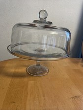 Vtg glass pedestal for sale  Ayrshire