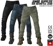 Calça jeans masculina motocicleta motociclista jeans com armadura CE GRÁTIS comprar usado  Enviando para Brazil