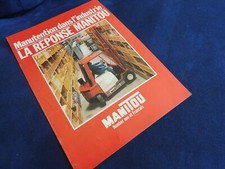 Catalogue manitou gamme d'occasion  Saint-Cyr-sur-Mer