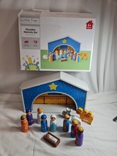 Nativity set wooden for sale Nativity set wooden for sale  DURHAM