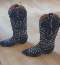 Cowboystiefel damen echt gebraucht kaufen  Laudenbach