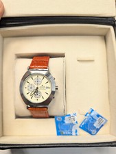 Relógio de pulso masculino Croton dupla face raversing cronógrafo aço inoxidável quartzo analógico, usado comprar usado  Enviando para Brazil