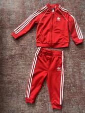 Macacão Adidas combinando calça zíper completo jaqueta 12-18 meses comprar usado  Enviando para Brazil