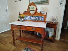 Antique marble top for sale  TYN-Y-GONGL