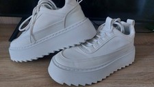 Plateau sneaker weiß gebraucht kaufen  München