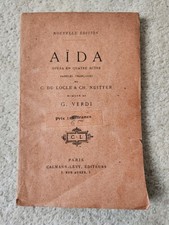 Aïda verdi livret d'occasion  Digoin