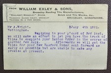 1921 william exley for sale  HASTINGS