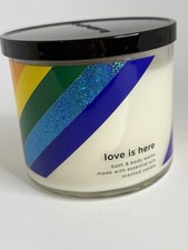 Vela perfumada bronceada de 3 mechas Bath & And Body Works LOVE IS HERE 14,5 OZ segunda mano  Embacar hacia Mexico