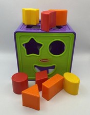 Brinquedo de aprendizagem Playskool forma de cubo de classificação criança bebê roxo e verde comprar usado  Enviando para Brazil
