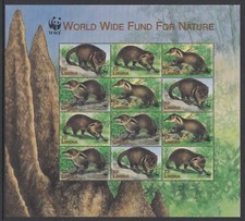 Liberia wwf 1998 usato  Italia