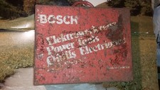 caixa de metal vazia vintage Bosch 70-80 anos comprar usado  Enviando para Brazil