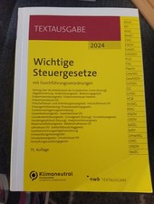 Wichtige steuergesetze gebraucht kaufen  Sohren