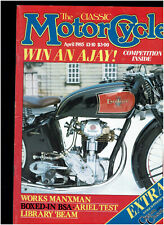 Classic motorcycle april for sale  OLDHAM